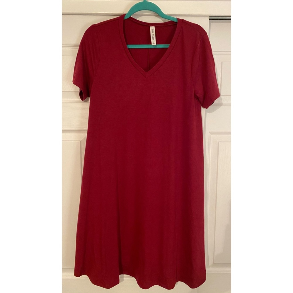 Zenana Short Sleeve Pocket Dress